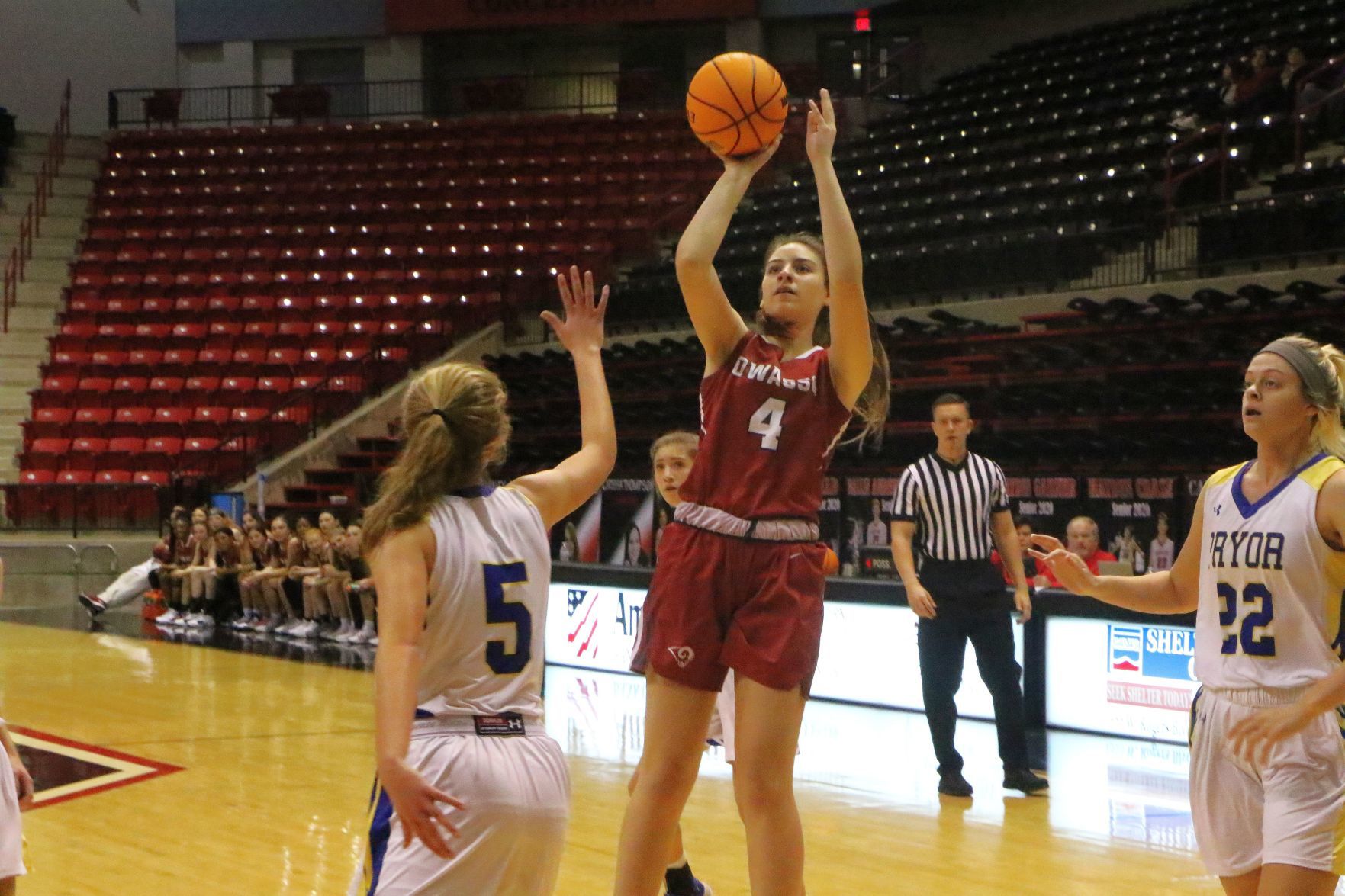 Owasso-Pryor girls at Skiatook